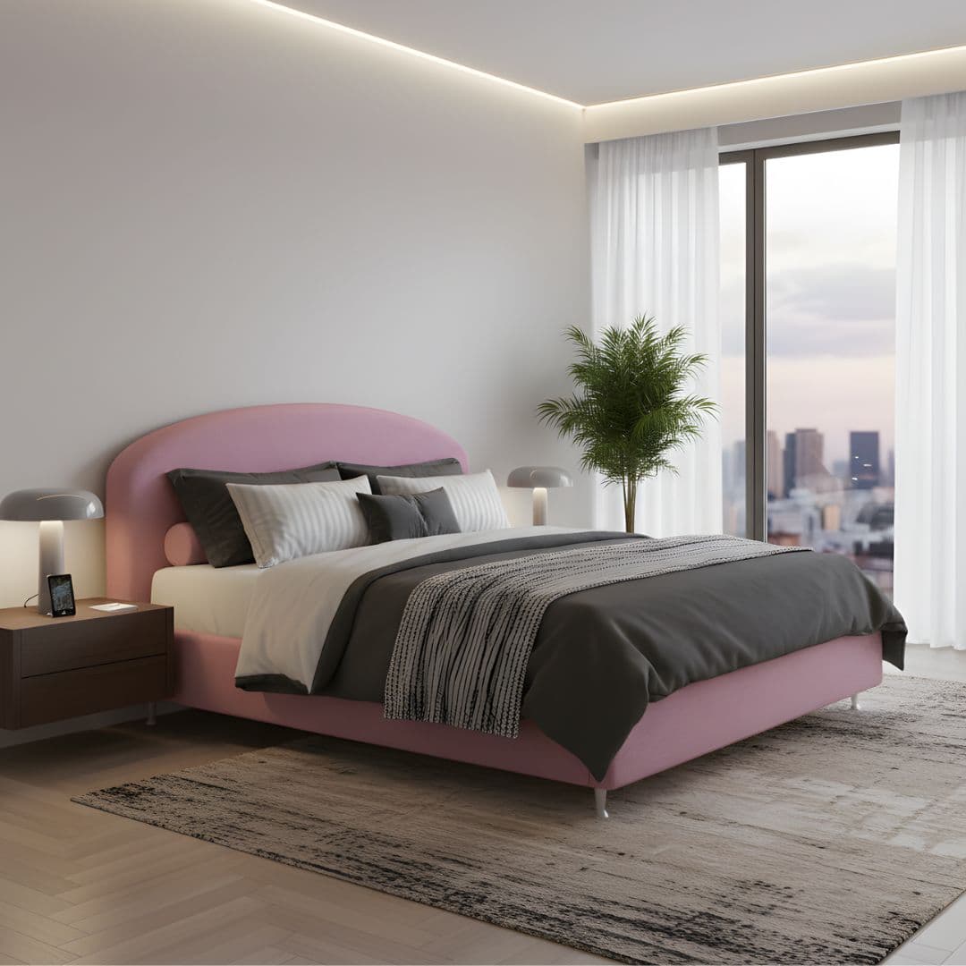 Letto rosa design