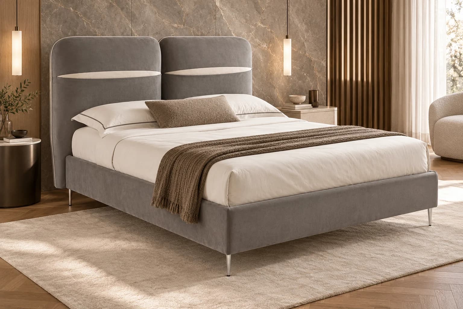 Letto imbottito Vitalia — Callegari Notte
