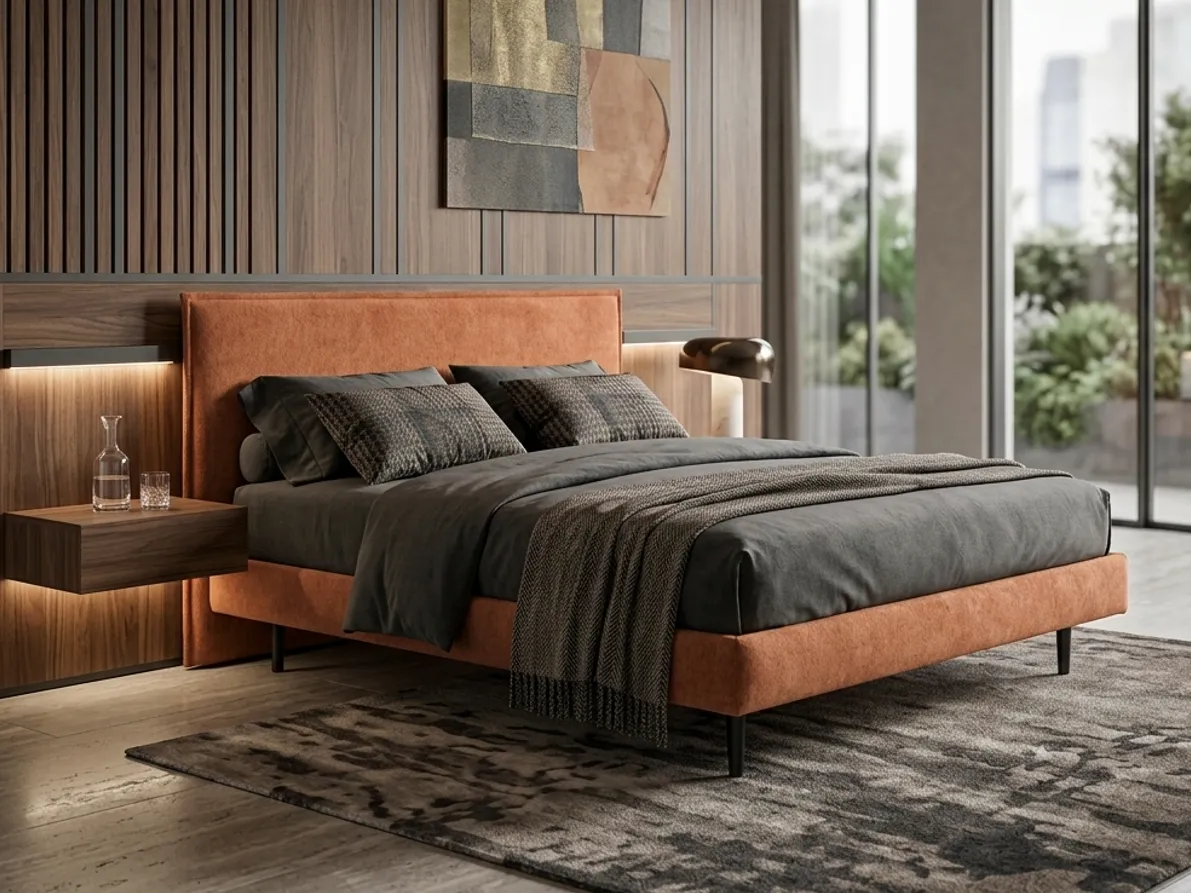 Letto Matrimoniale Imbottito