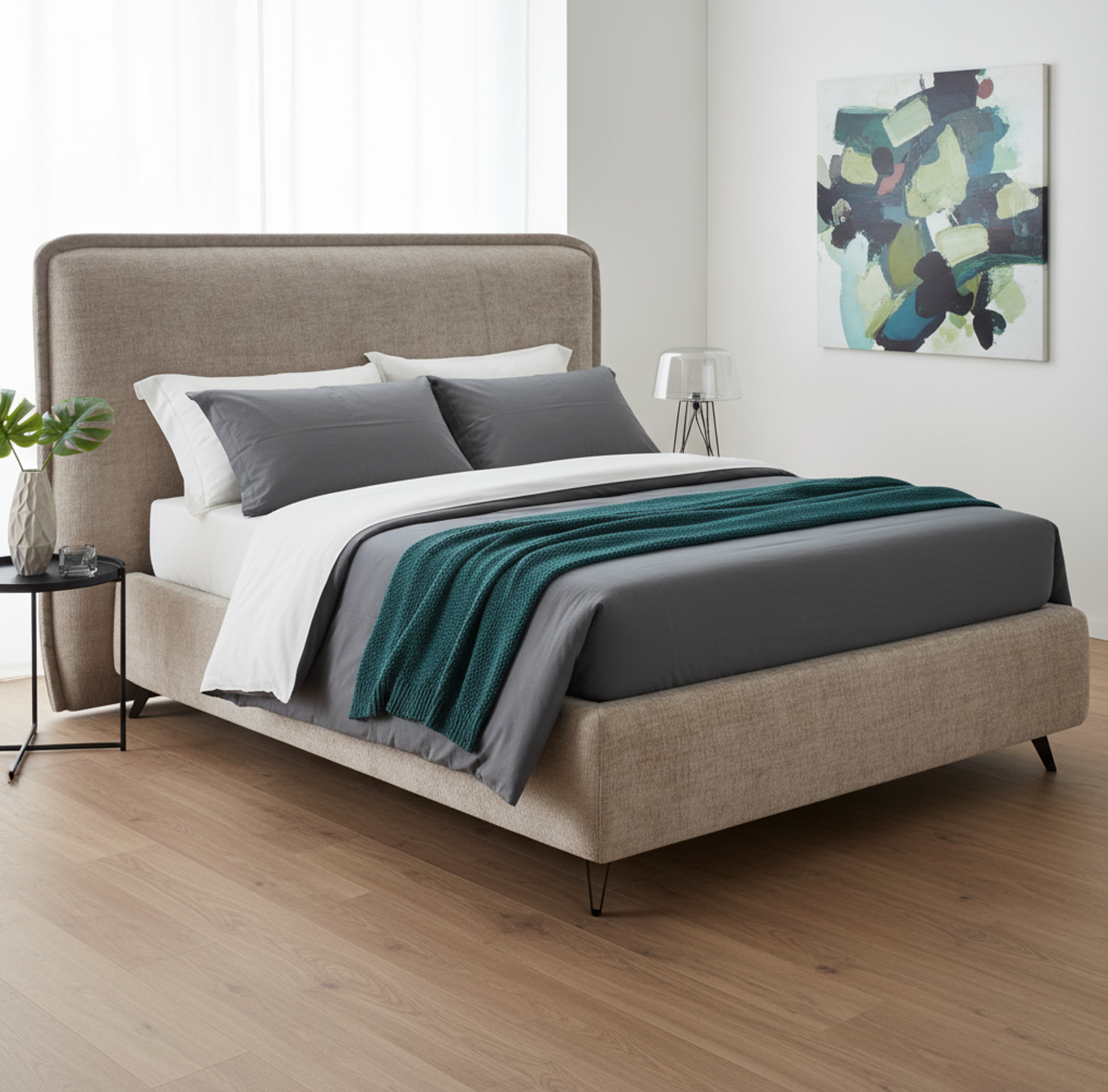 Letto Callegari Forma - Testiera imbottita