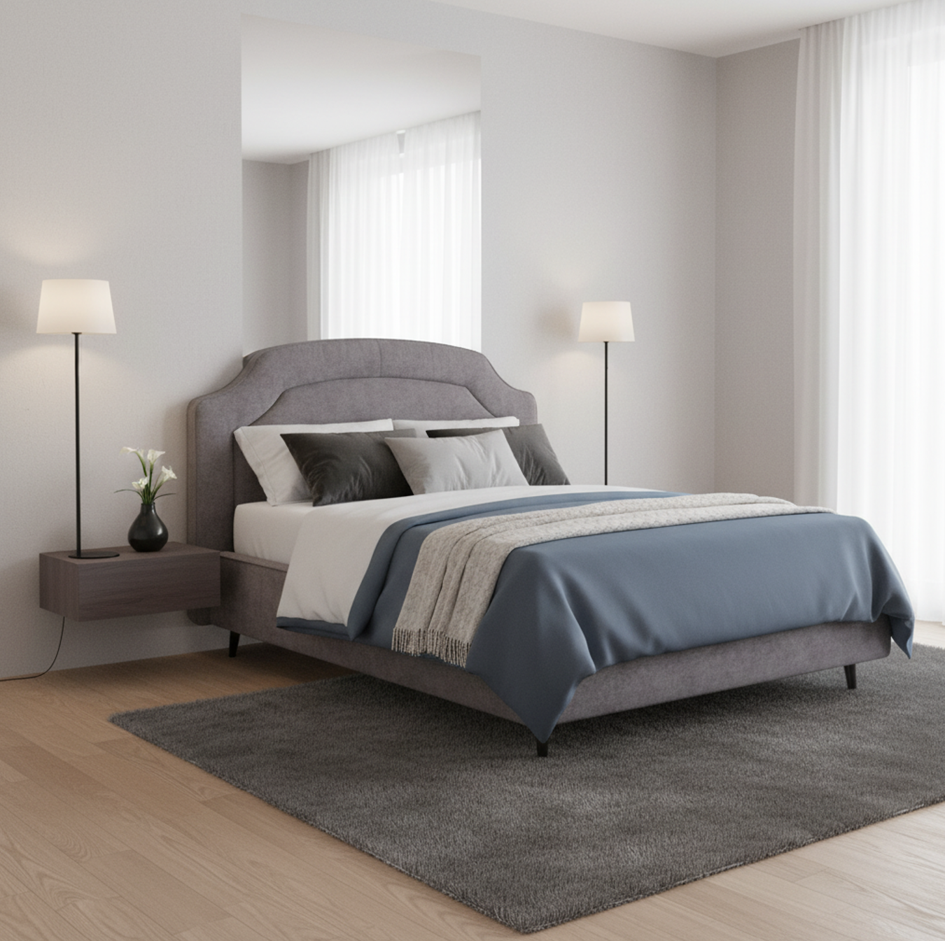 Letto Callegari Forma - Tessuto premium